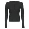 2022 Autumn Fashion Korean Slim Womenswear Shirts Vintage Tops Tee Aesthetic Button UpRetro Clothing Solid Harajuku Casual Tops