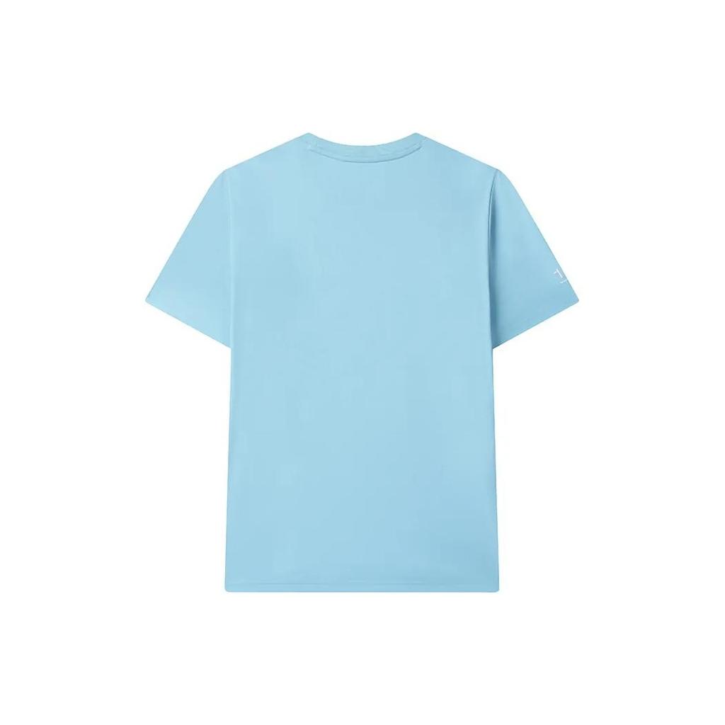 FILA T Shirts Men's Light Blue Crew Neck Moderate Straight Fit F11M329101F-LB