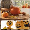 3 Pcs Halloween Pumpkin Decoration Household Ornament Miniature Decorations Simulated
