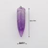 Crystal Agate Bullet Necklace Pendant & Keychain Accessory