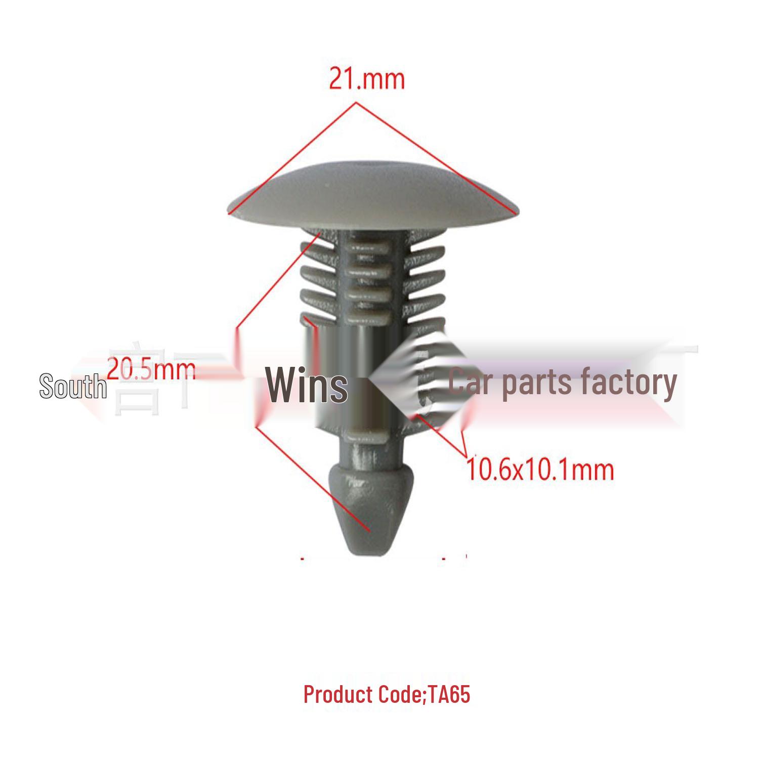 

European Car Headliner Trim Clips - Tree-Shaped Rivet Decoration 10000 Pieces