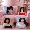 Popular fashion Chinese sexy actress LLiu Yan Cushion Cover Pillow Case Soft Friendly Fabric  Concealed Zipper