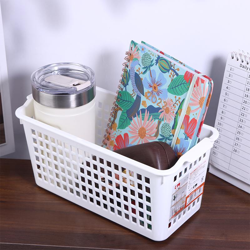 1 шт Пластиковая корзина для хранения Снеки Хранение Полая Прямоугольная Внутренняя Коробка-корзина Сортировка Мелочей Для Ванной Кухни белый 765₽