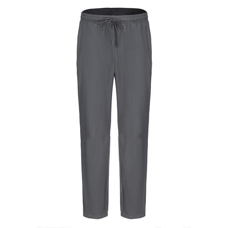 

Мужские летние быстросохнущие брюки из ледяного шелка - Легкие, дышащие брюки прямого кроя для активного отдыха и повседневной носки 2XL серый