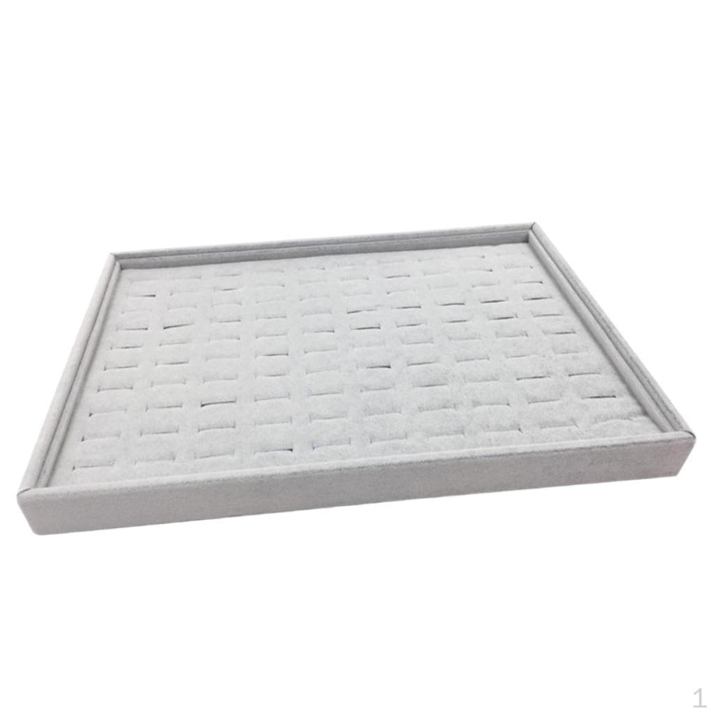 Earring Display Velvet Tray 35x24x3cm Box Jewelry