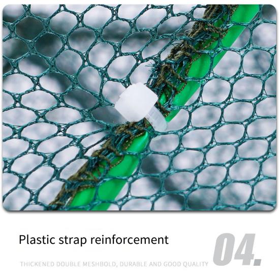Foldable Fishing Bait Trap 6/8/10/12/16 Holes Heavy Duty Fine Mesh Portable Collapsible Shrimp Minnow Crawfish Catcher Trap Cast Trap Net Dip Cage
