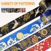 Toyvian Japanese Pattern Masking 4 Cute Washi Perfect for Paper DIY Gift and More Tape, Rolls, Tape, Self-Adhesive, Crafts, Journals, Diaries,