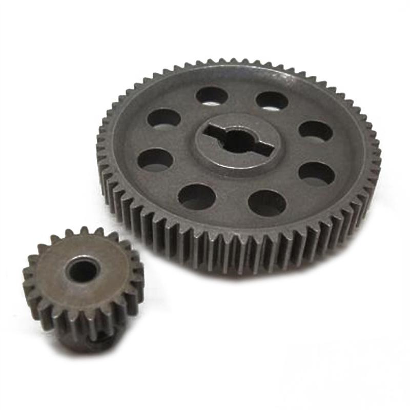 HSP RC 1//10 11184 /& 11181 Differential Metal Steel Main Gear 64T Motor Gear 21T