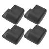 4PCS Capas de Borracha Antiderrapantes para Pés de Mesa e Cadeira de Pad, Fáceis de Usar, Protetores Ovais para Pés de Móveis para Casa
