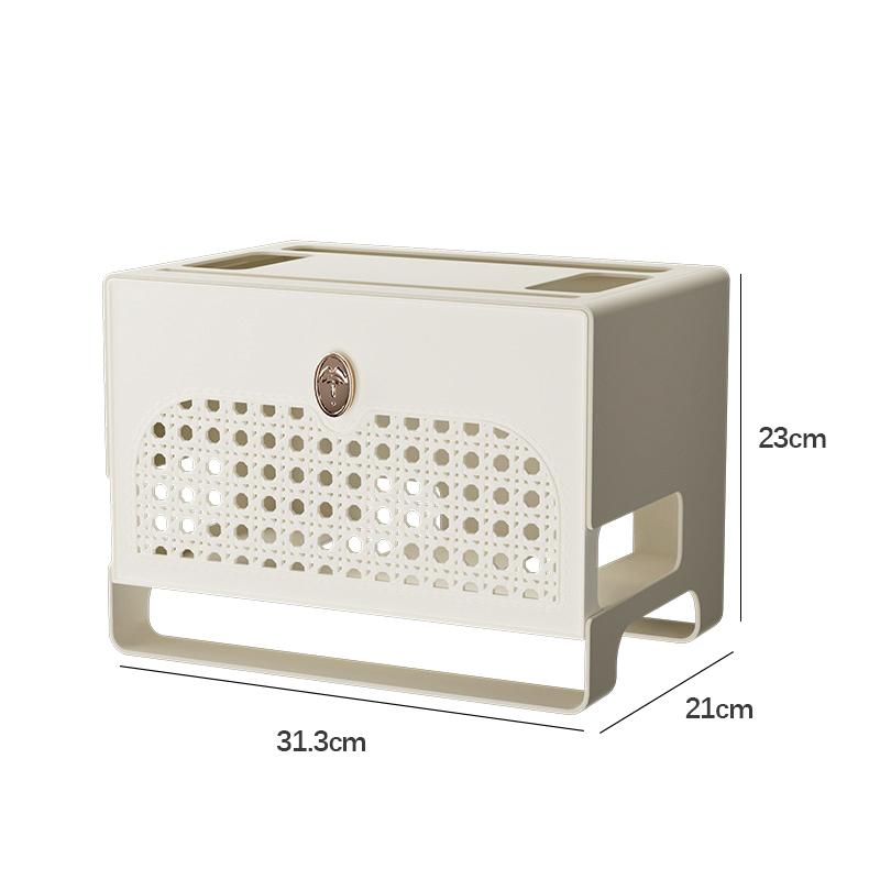 Router Storage Box Space Saving Wireless Wifi Tv Set Top Case Cable Socket Plastic Container Desktop Organization Home Accessory