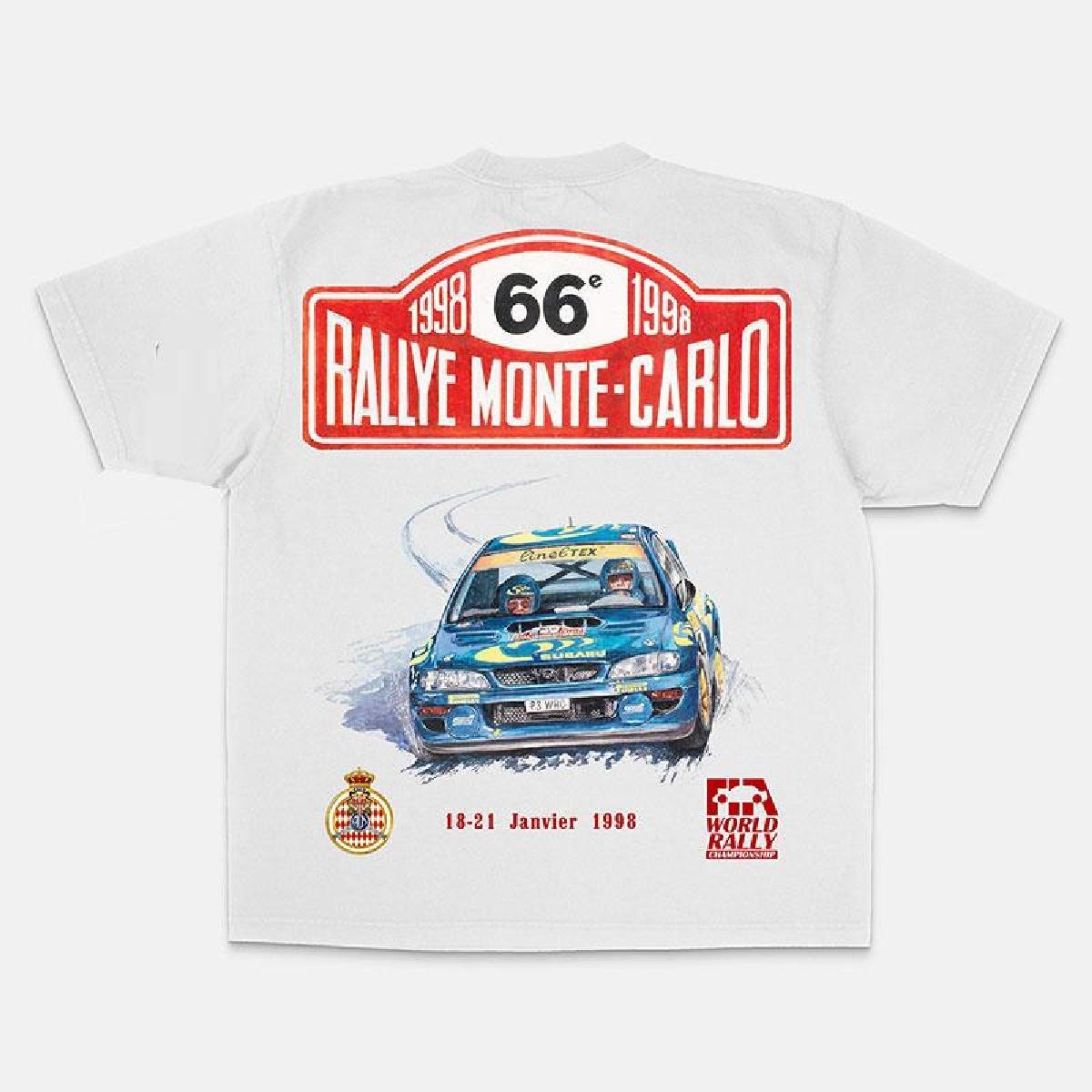 

Футболка Rallye Monte-Carlo 1998 года для мужчин и женщин, летняя, ретро, гоночная, хлопковая, топы, футболки, детская одежда, повседневная, стильная, уличная XXXXXL