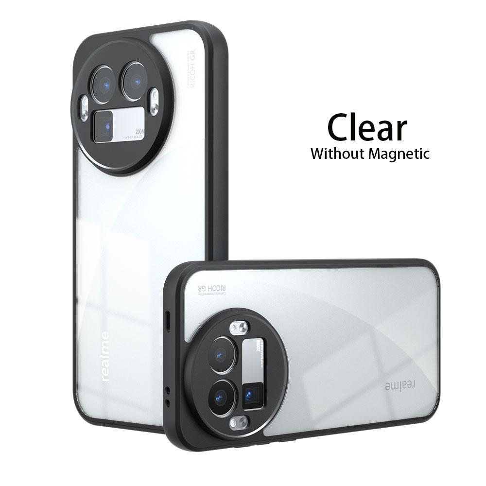 Airbag Super Protection Mjuk TPU+PC Genomskinligt Matt Baksidesskydd För Realme GT8 Pro GT 8 Pro RealmeGT8Pro 5G Telefonfodral