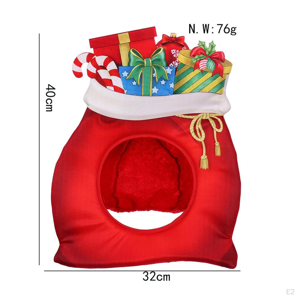 Christmas Hat Headwear Breathable Pullover Xmas Headgear for Cosplay Masquerade Stage