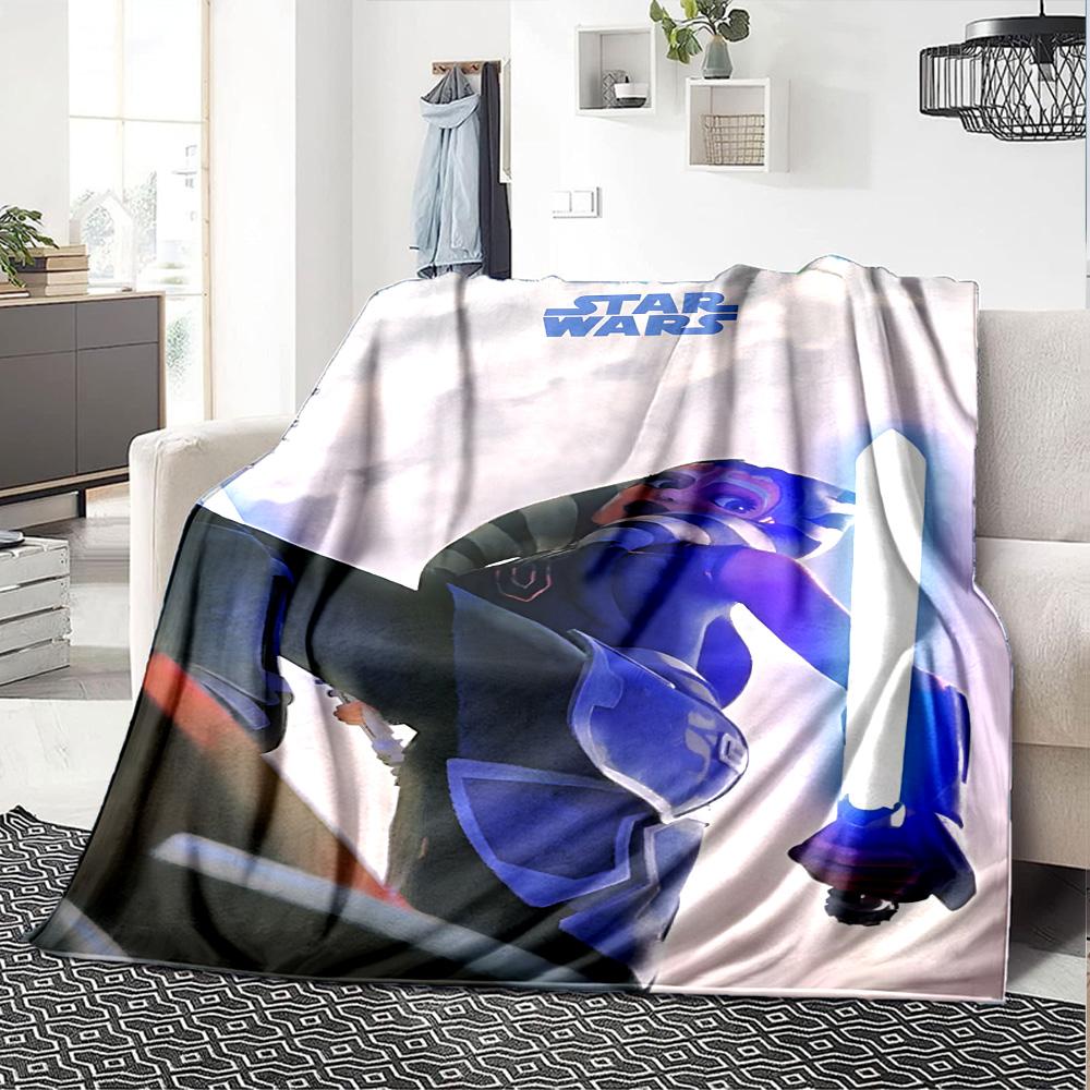 Star Wars Blanket Durable Comfort Great for Sofa Couch Bedding Four Seasons Universal Modern Style Ideal Gift For Birthday Valentine'S Day