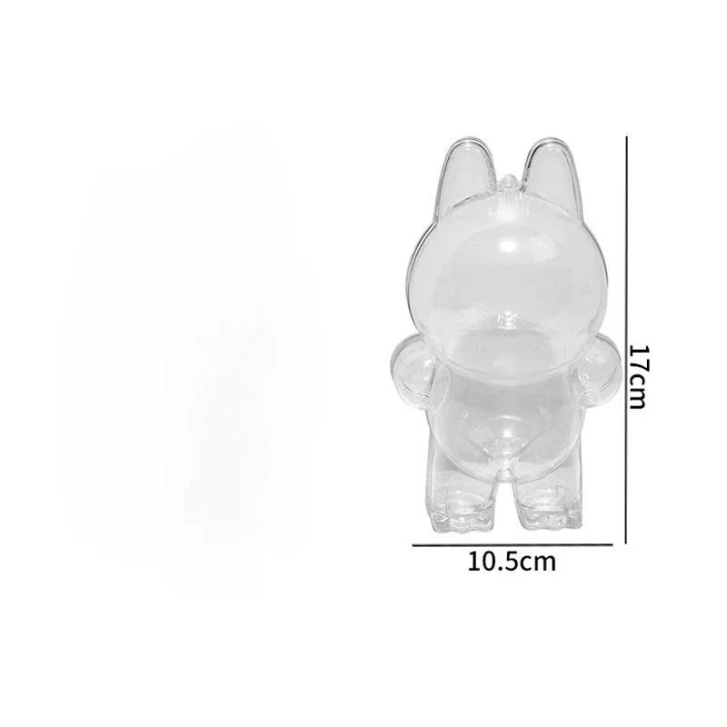 

V1 V2 Защитный чехол Labubu Чехол-протектор Labubu Сидящая вечеринка Прозрачная защитная оболочка Пылезащитный чехол Кукла Чехол Labubu