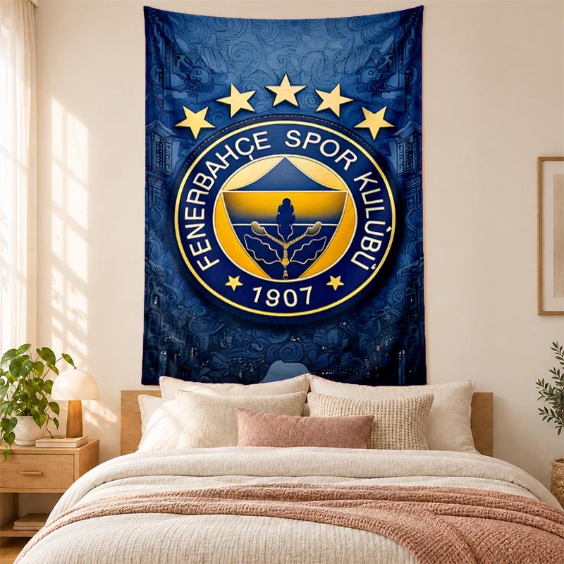Arazzo Fenerbahce di alta qualità per decorare le pareti del soggiorno, della camera da letto, del dormitorio, ideale come decorazione murale per camera da letto o regalo per le vacanze