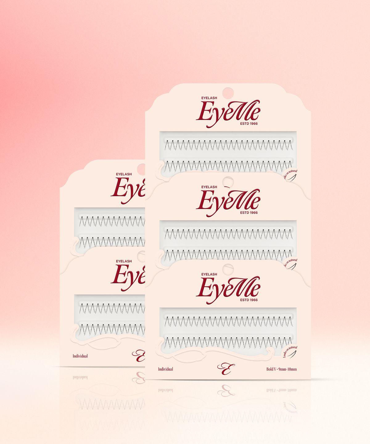 Aimi Cut Strand Eyelashes 5-Pack Set (Select 5 of 6 Types) Bold V