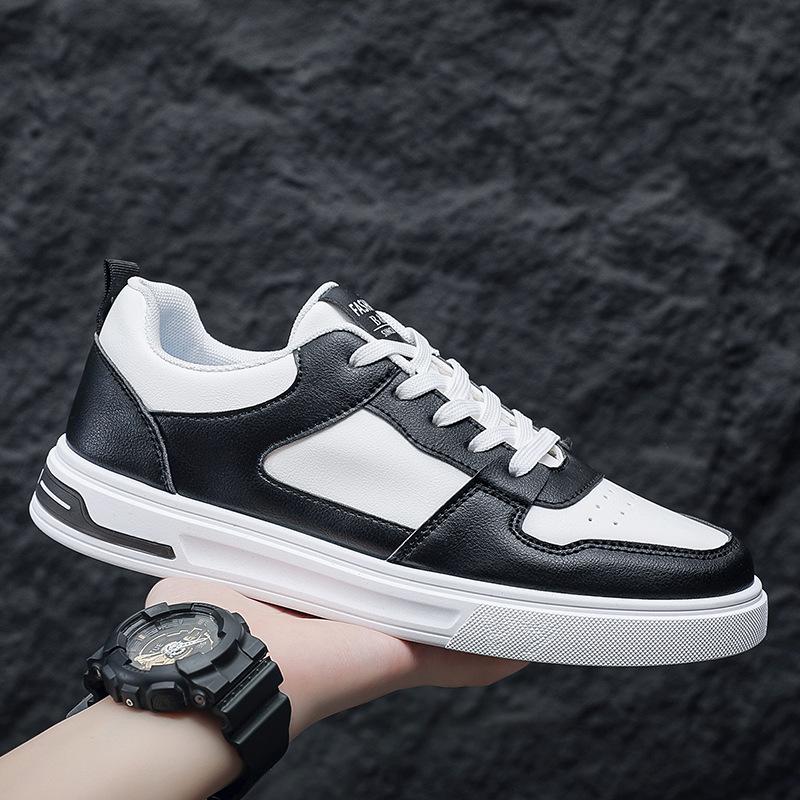 

Лето 2025 Новые Мужские Классические Низкие Кеды на Толстой Подошве Повседневные Холщовые Туфли Дышащая Сетка Белые Кроссовки Спортивная Мода Универсальные 44 черный белый