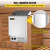 9KW Saunasteinofen 380V-415V Nass&Trocken Elektrischer Saunaofen mit integrierter Steuereinheit Edelstahl Saunasteinofen