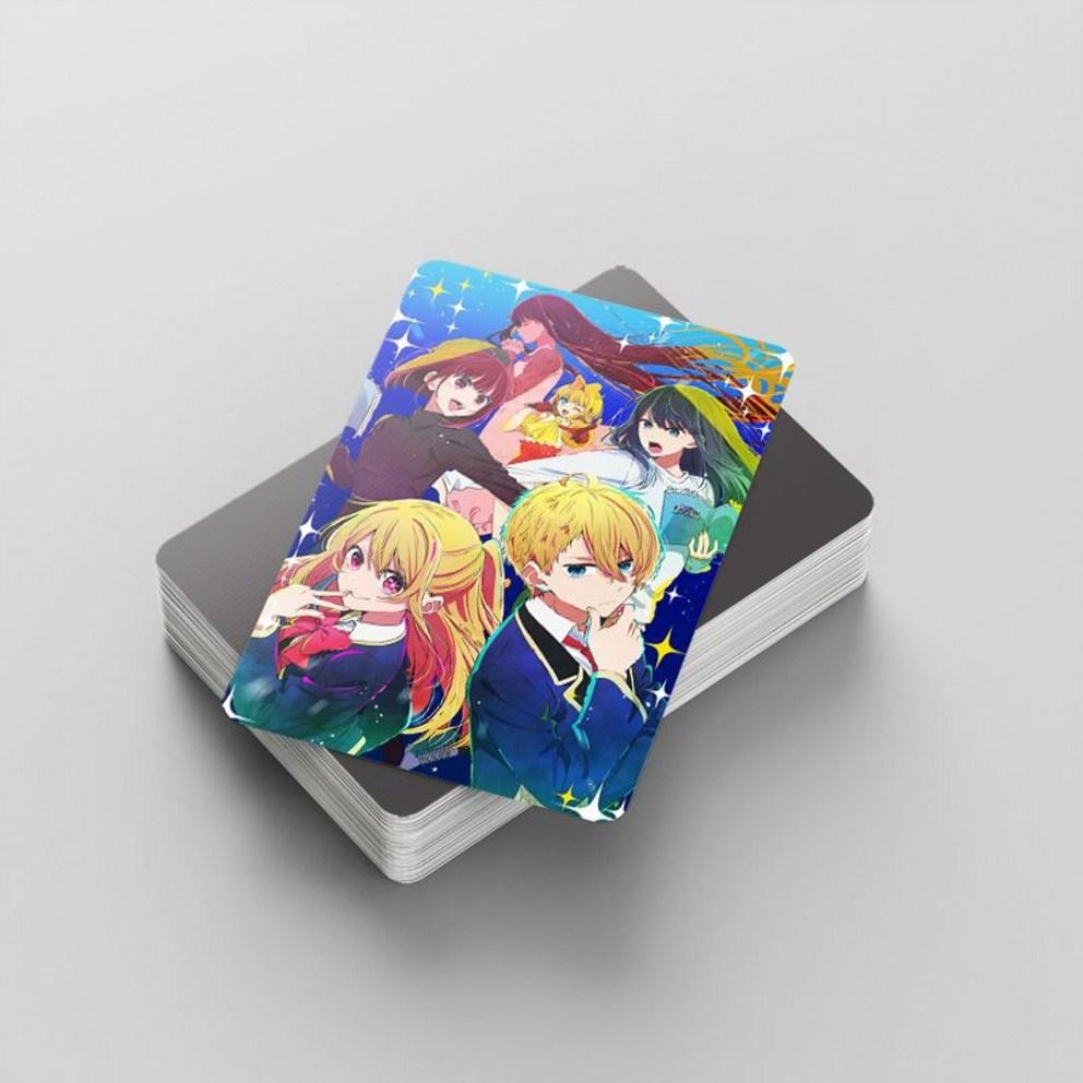 Anime Photocard Goods Hoshino Ai Aqua Ruby Illustration Photocard 60pcs + Mini Sticker 32pcs