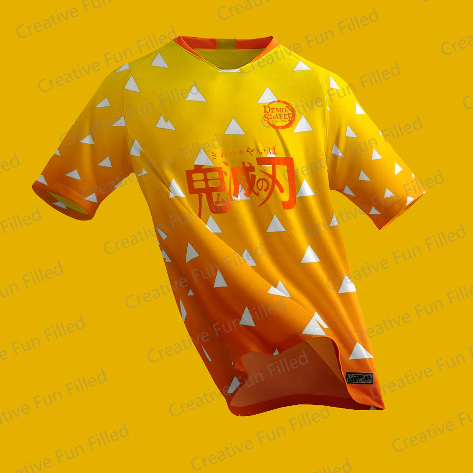 

2024 Новое поступление Летняя футболка с рисунком из мультфильма «Японский истребитель демонов» для детей, эластичная летняя футболка с коротким рукавом и 3D-принтом 140 cm