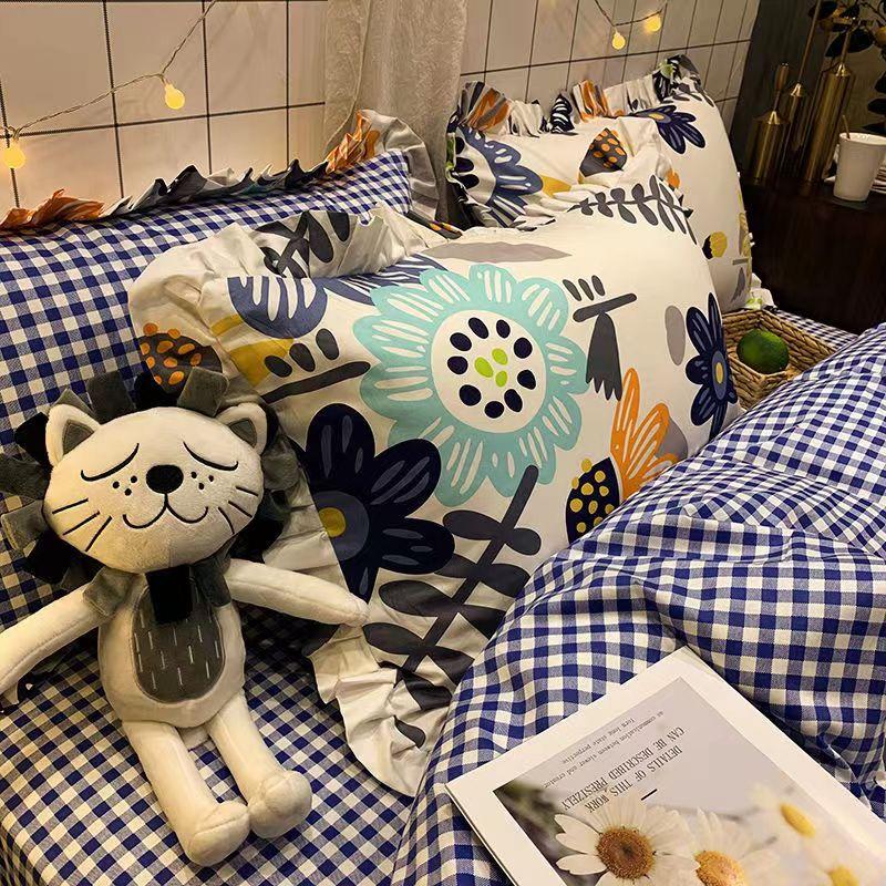 Poszewka bawełniana Para Koronkowa poszewka 48X74cm Duża