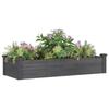 VidaXL Lit surélevé de jardin doublure 120x45x25 cm bois massif sapin 364288