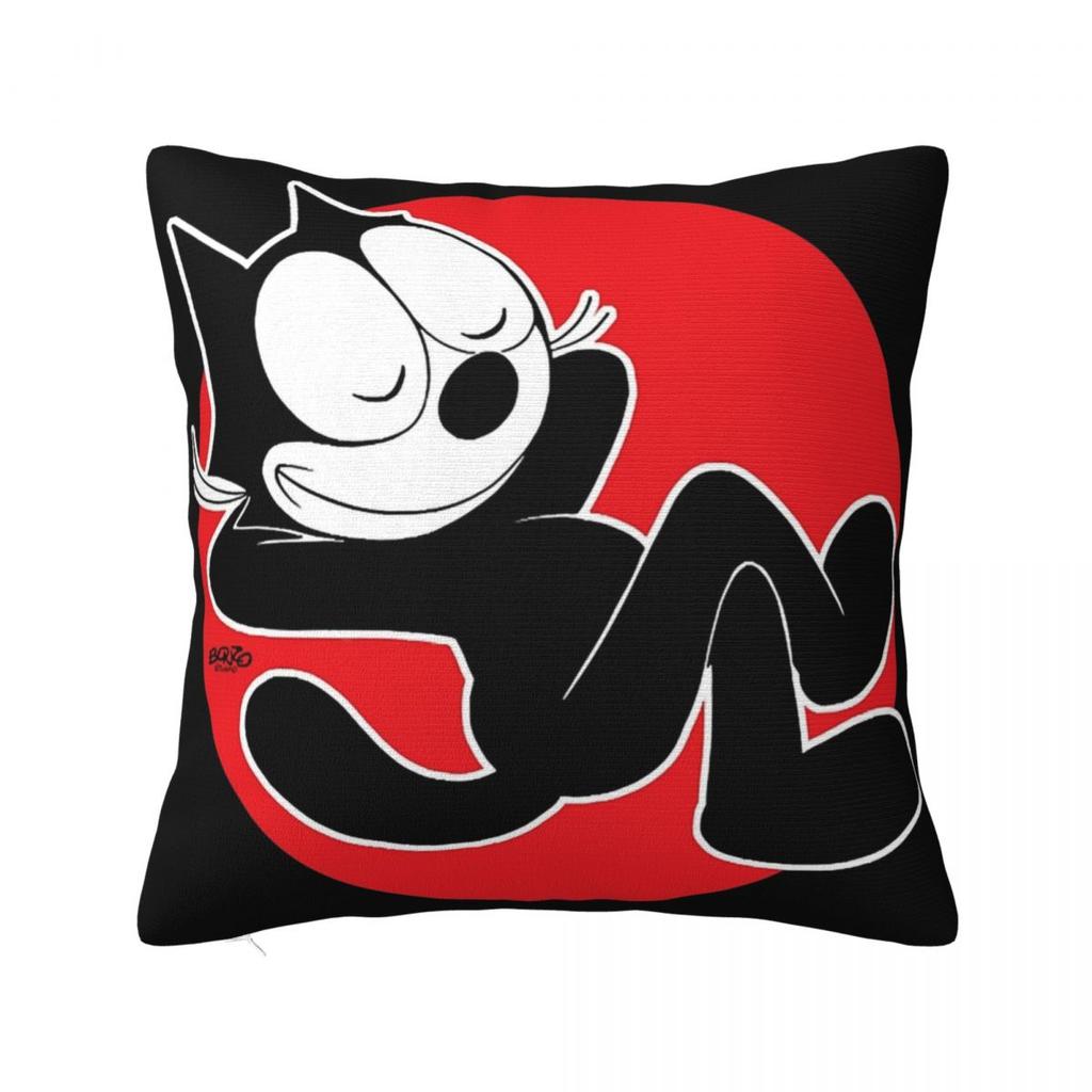 F-Felix The Cat Pillow Covers Product Printing Cushion Cover Decor Throw Pillow Case Cover Living Room Multiple Sizes