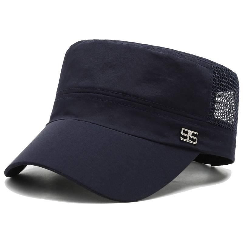 Number The 95 Net Hat Men Shade Breathable Outdoor Fishing Ride Flat Casual Top