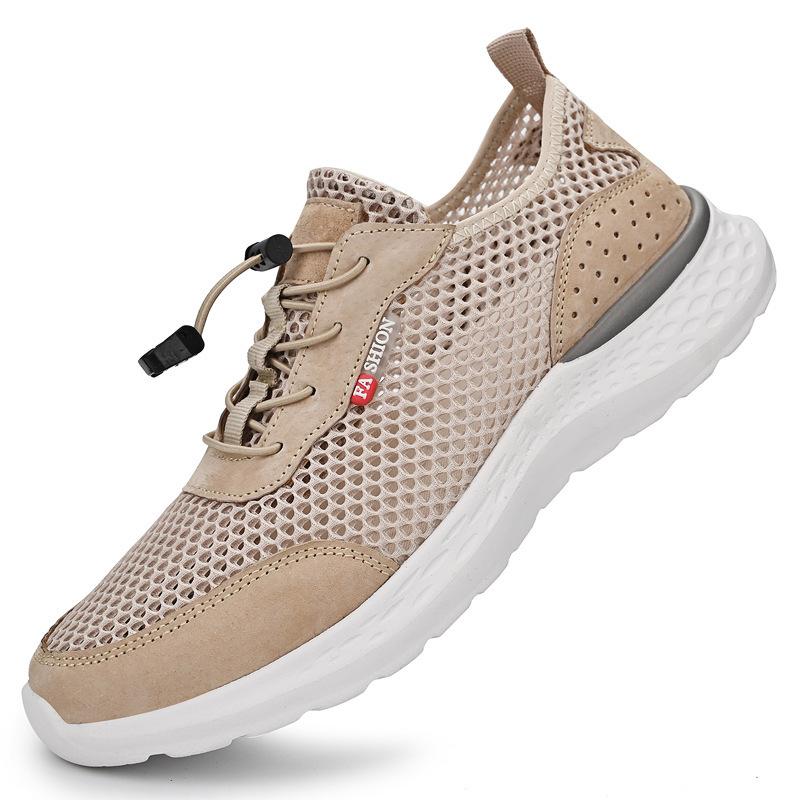 

Популярная мужская обувь 20252025 новая летняя дышащая повседневная спортивная сетчатая обувь на мягкой подошве мужская обувь больших размеров 38