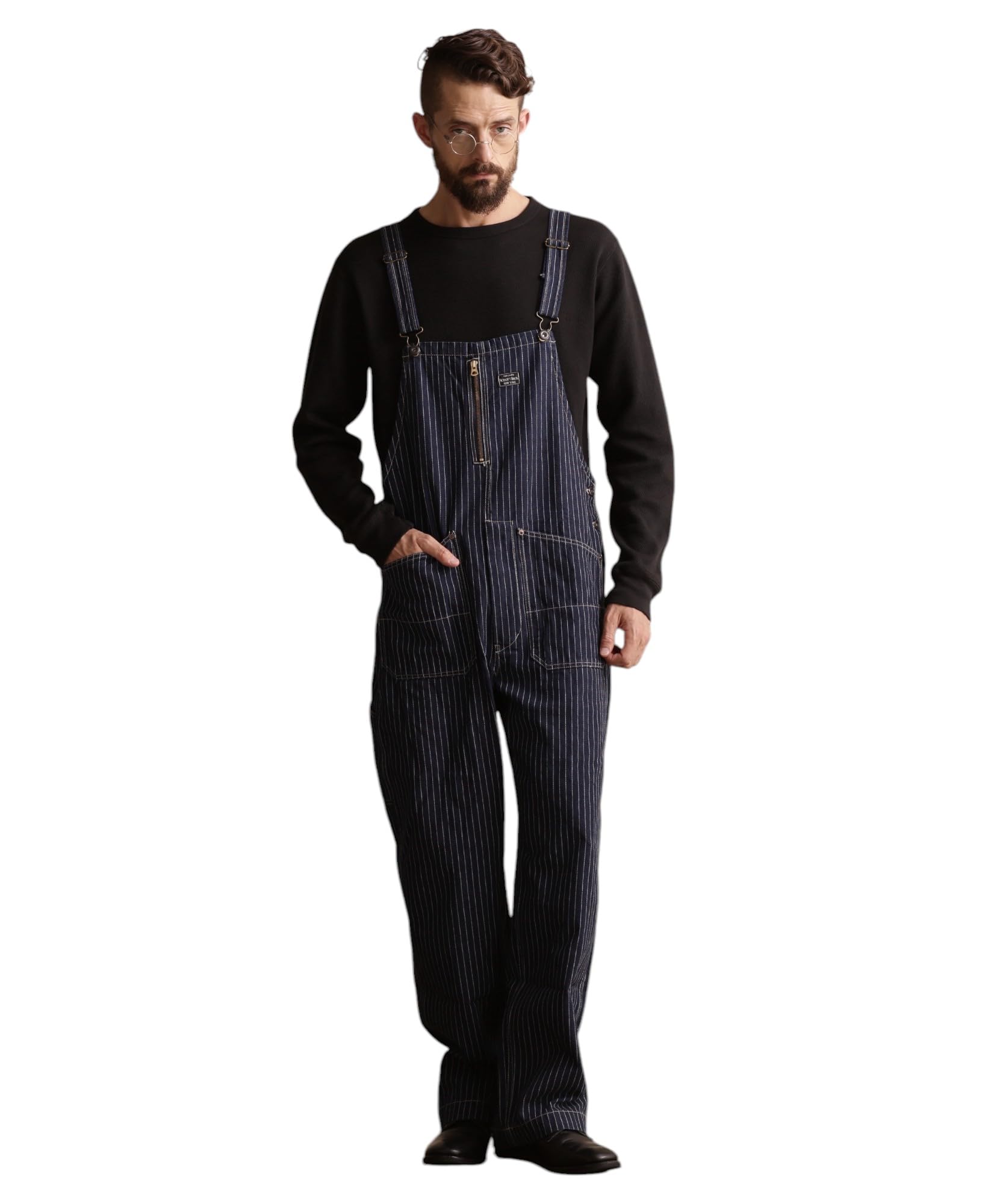 

Schott OLD HICKORY DENIM OVERALLS, Men s, XL, 367, Indigo, 782-5911003