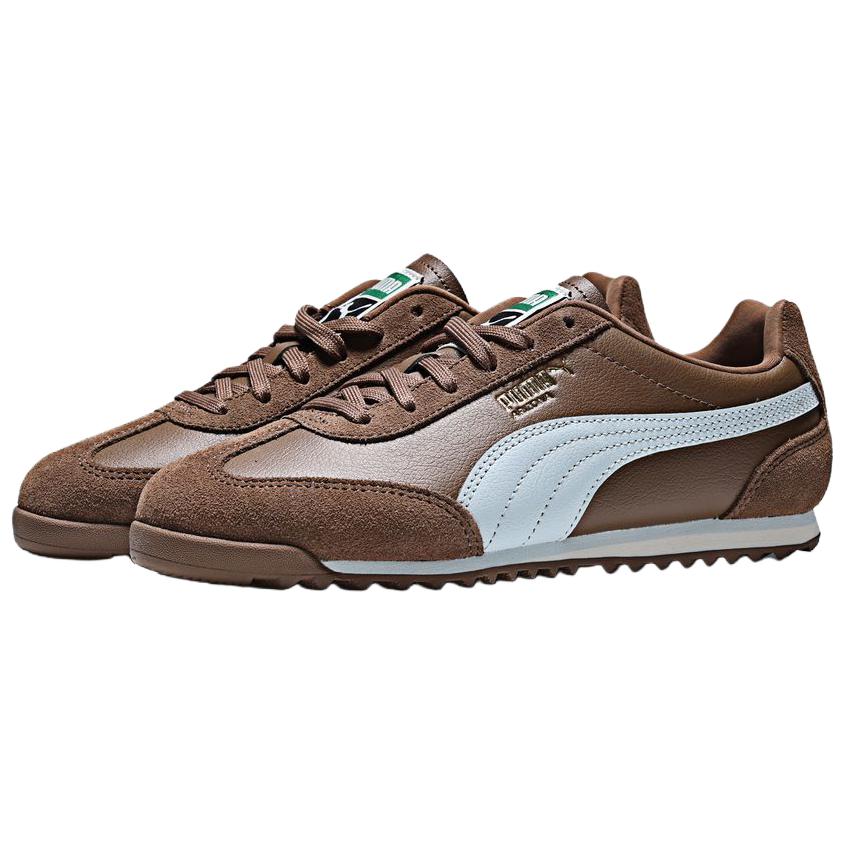 Puma Arizona Series Duo Lace Comfortable Soft Low Top Lifestyle Shoes Unisex sneakers Brown 40994101