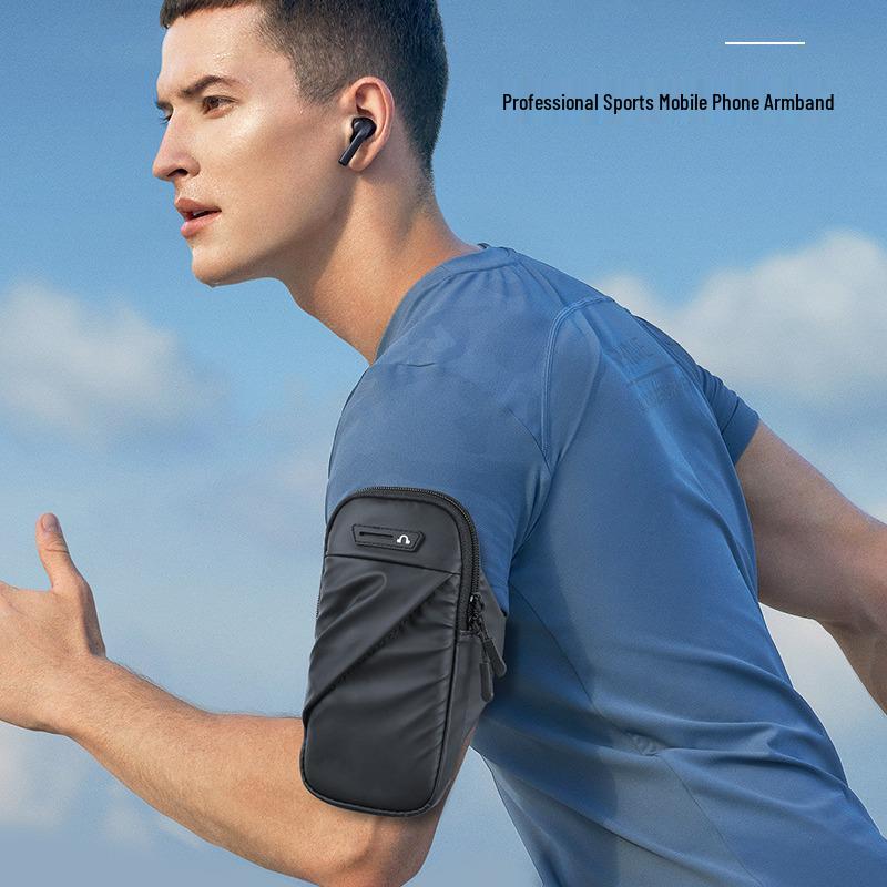 Oddychająca opaska na ramię i nadgarstek do sportów outdoorowych na telefony komórkowe - Rękaw do fitnessu i jazdy na rowerze unisex