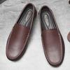 Genuine Leather Men Casual Shoes Men Footwear Slip On Office Man Formal Shoes Wedding Breathable Driving Comfy Loafers Moccasins