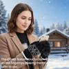 USB Electric Heated Gloves Windproof Motorcycle Thermal Gloves Wear Resist Soft Heating Gloves for Outdoor Camping Hiking