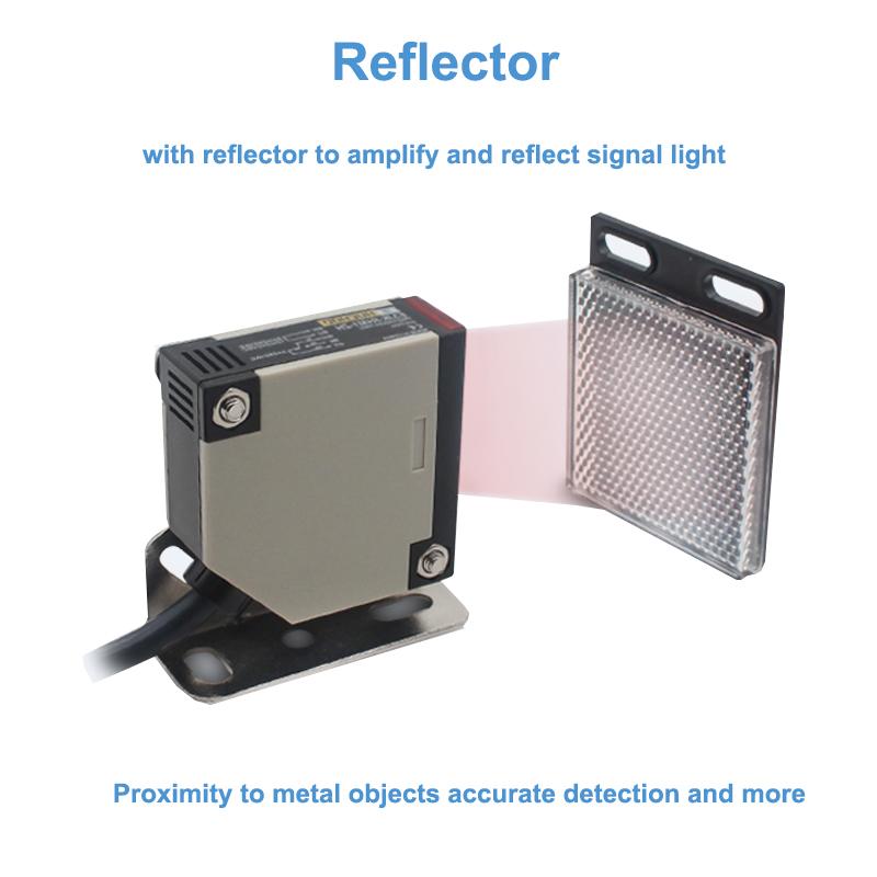 4mm Sensing Distance E3JK-R4M1 DC12-24V / AC90-240V Infrared Sensor Mirror Reflection Feedback Induction Photoelectric Switch