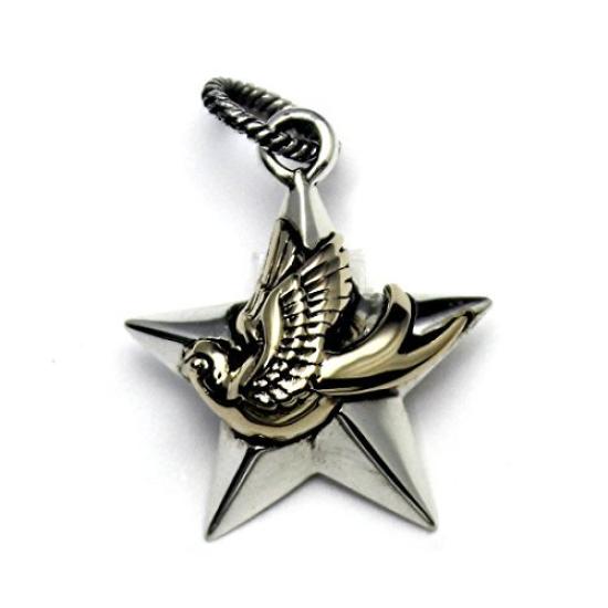 Good Vibrations Swallow Star Pendant
