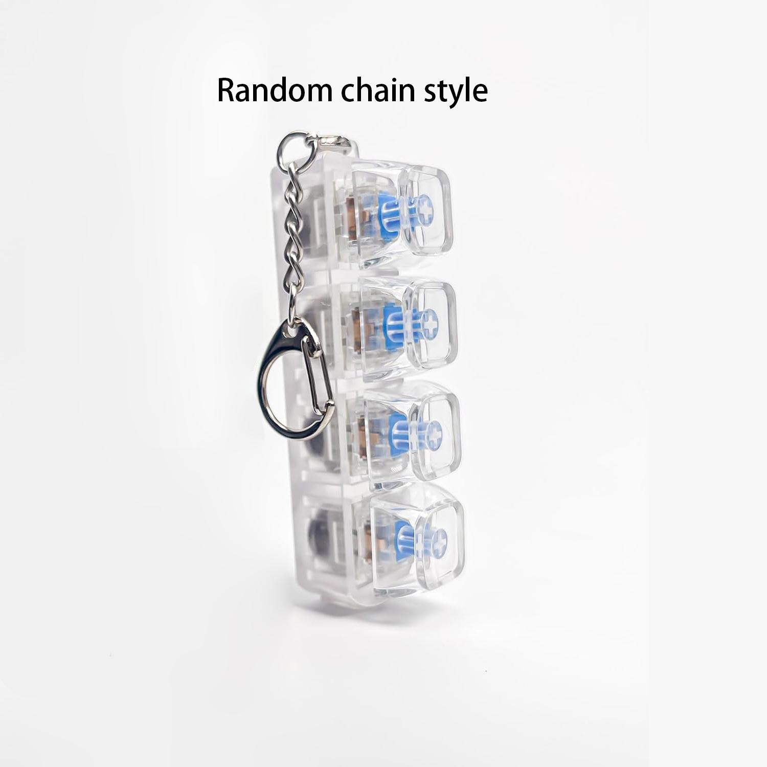 Creative decompression button keychain decompression artifact illuminated keyboard