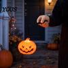 Halloween Festive Ornament Pumpkin Lantern, Spooky Handheld Light Up Ambiance Lamp for Party Favors, Outdoor Indoor Decor Lantern