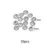 50Pcs Gold Bead Caps Metal Spacer Bead Covers Jewelry Making Findings For Bracelet Necklace Diy Craft