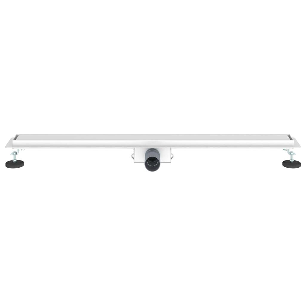 2 in 1 Shower Drain Silver 100 cm Stainless Steel 304