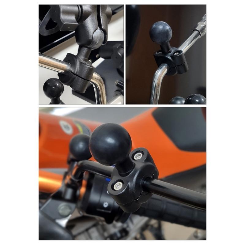Universal High Strength Ball Joint Adapter 360 Degree Rotating For Motorcycle Scooter Handlebar Phone Mount Holder Stand