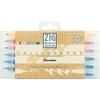 Water-Based Pen ZIG Memory System Calligraphy MS-3400/12V 12 Colors