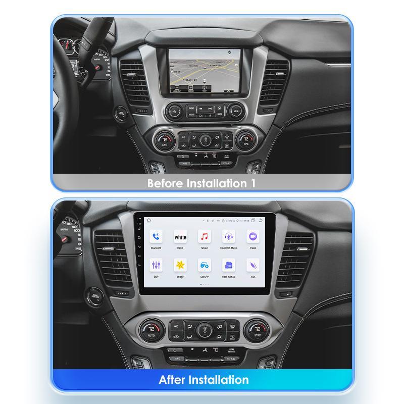 2015-2019 Chevrolet Tahoe Large Screen Wireless CarPlay GPS Navigation Center Console
