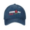Ironman 703 Triathlon Heartbeat Cycling Running Baseball Cap Adjustable Adult Cotton Casual Headwear