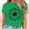 (Premium T-shirt)Hot Protect The Ocean Protect Our Future Funny Summer Women T-Shirt Harajuku Print Fashion Short Sleeve tops