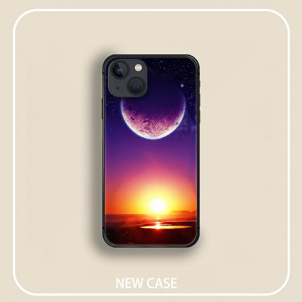 Mond Mondlicht Handyhülle für iPhone Samsung Galaxy Redmi Xiaomi Oppo OnePlus Note SA 7 8 9 10 11 12 13 14 20 21 22 23 53 54 Pro Max Plus Ultra