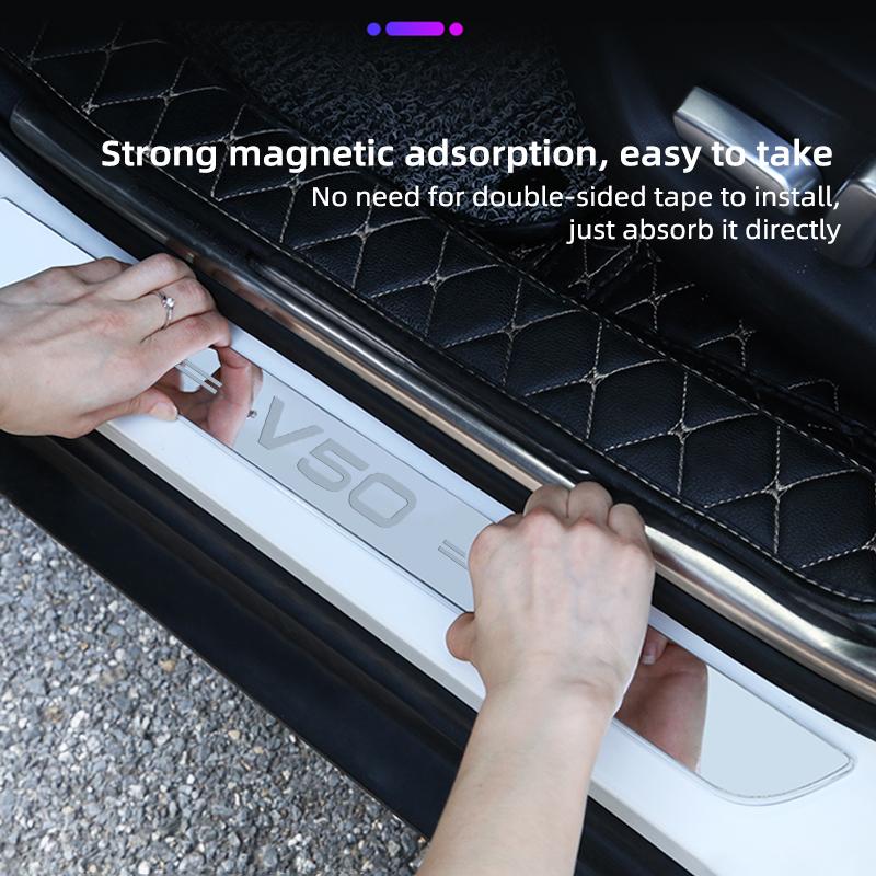 Suitable for Volvo XC40 xc60 xc90 V40 V90 V60 S60 S80 S90 car door sill light wiring free door welcome light accessories