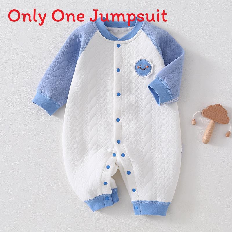 Baby Winter Comforter Onesie With Cotton Thickening For Newborns And Babies