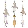Hanging Wind Chime Hanging Ornaments Bird Sun Catchers Pendant  For Home Window Party Decor